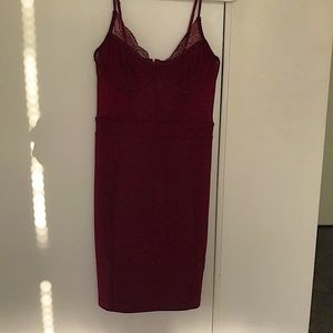 Red Haute monde dress
